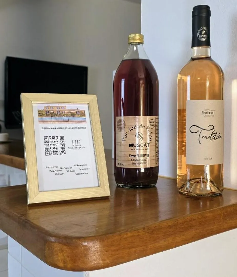 Gite Paradizu, Vue Imprenable En Provence Le Barroux
